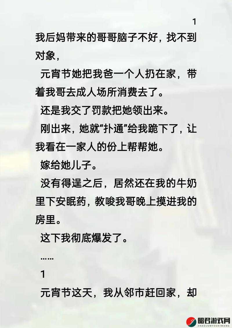 我的小后妈：一段曲折动人的家庭情感纠葛故事