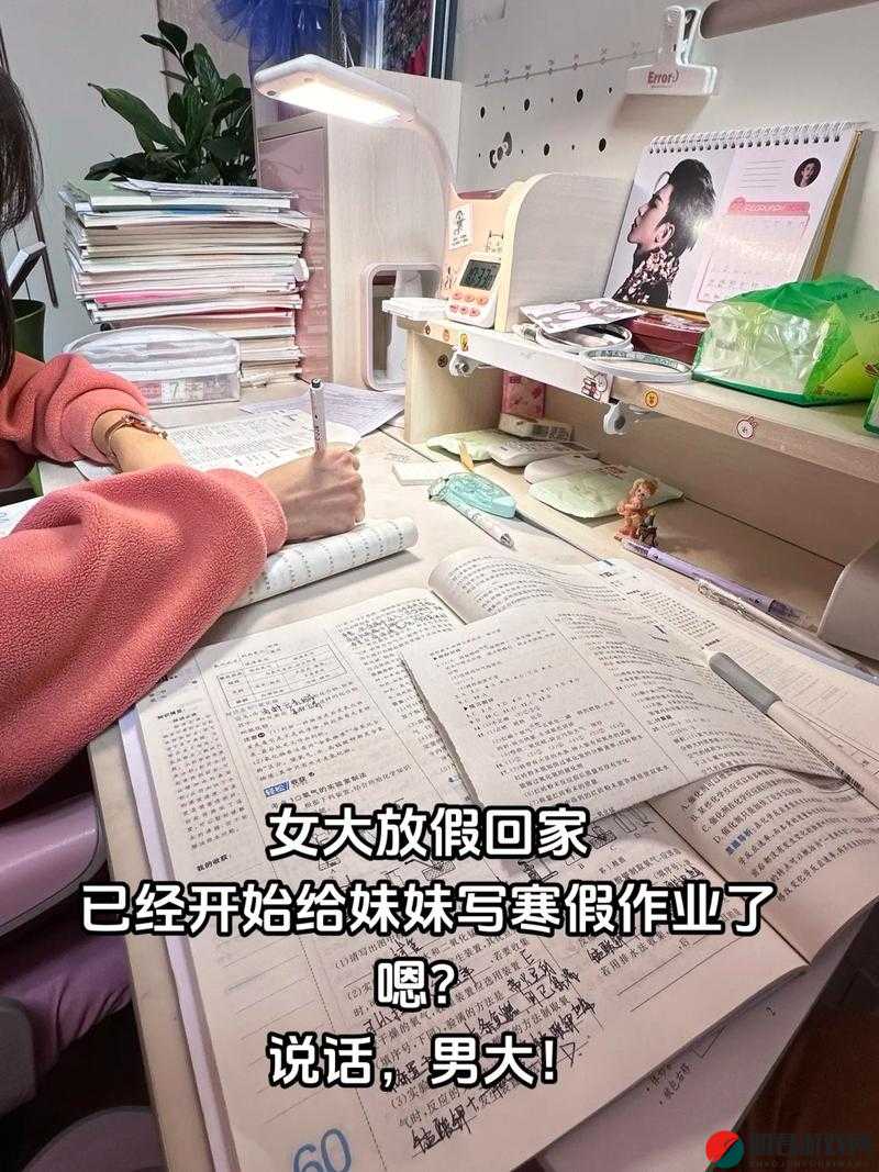 妹妹每天做作业两小时，这份坚持真让人佩服