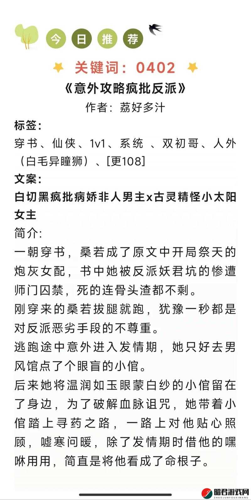 意外攻略疯批反派：攻略黑暗系男主的危险游戏