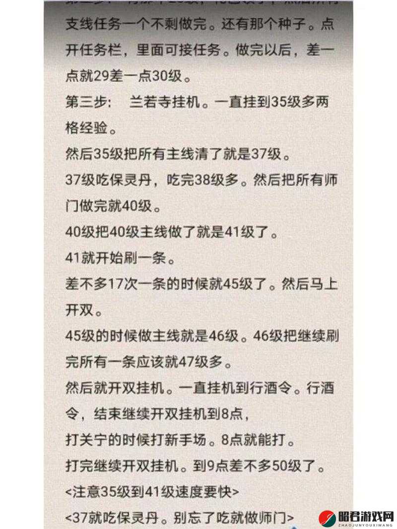 倩女幽魂手游新区高效升级策略，全面掌握快速升级方法与技巧