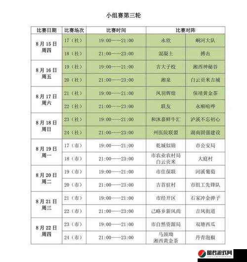 2024年世界姓交大赛程全解析：比赛时间、地点及参赛队伍一览